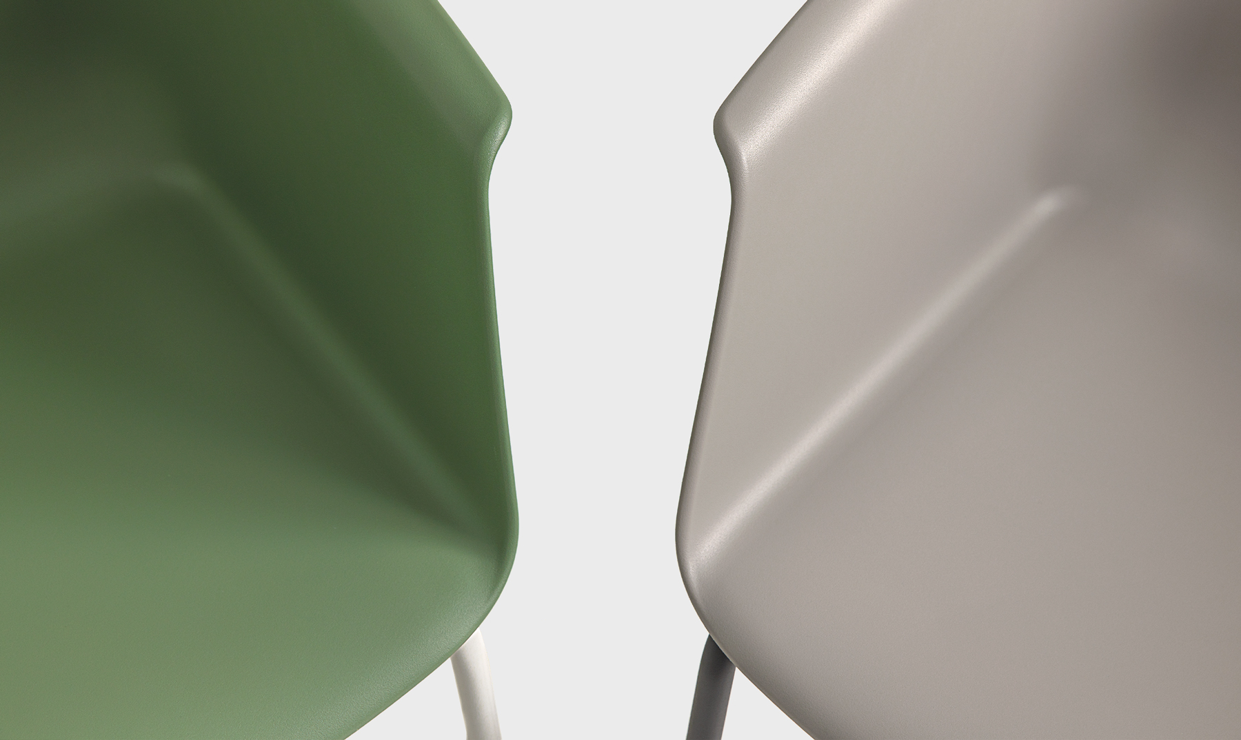 Green gray 'Noom 60', industrial design, Alegre Design, ACTIU